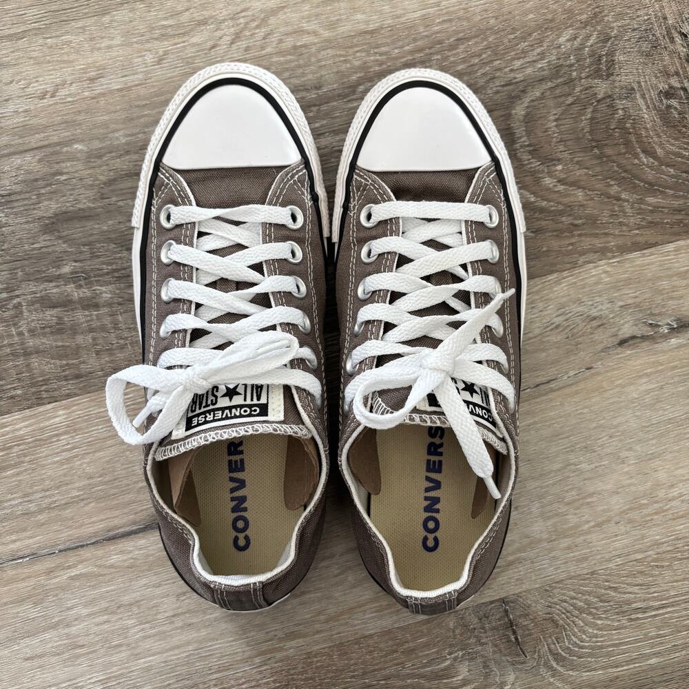 Converse Chuck Taylor All Star Low Top Sneakers Grey - Size: 7 - Picture 9 of 10